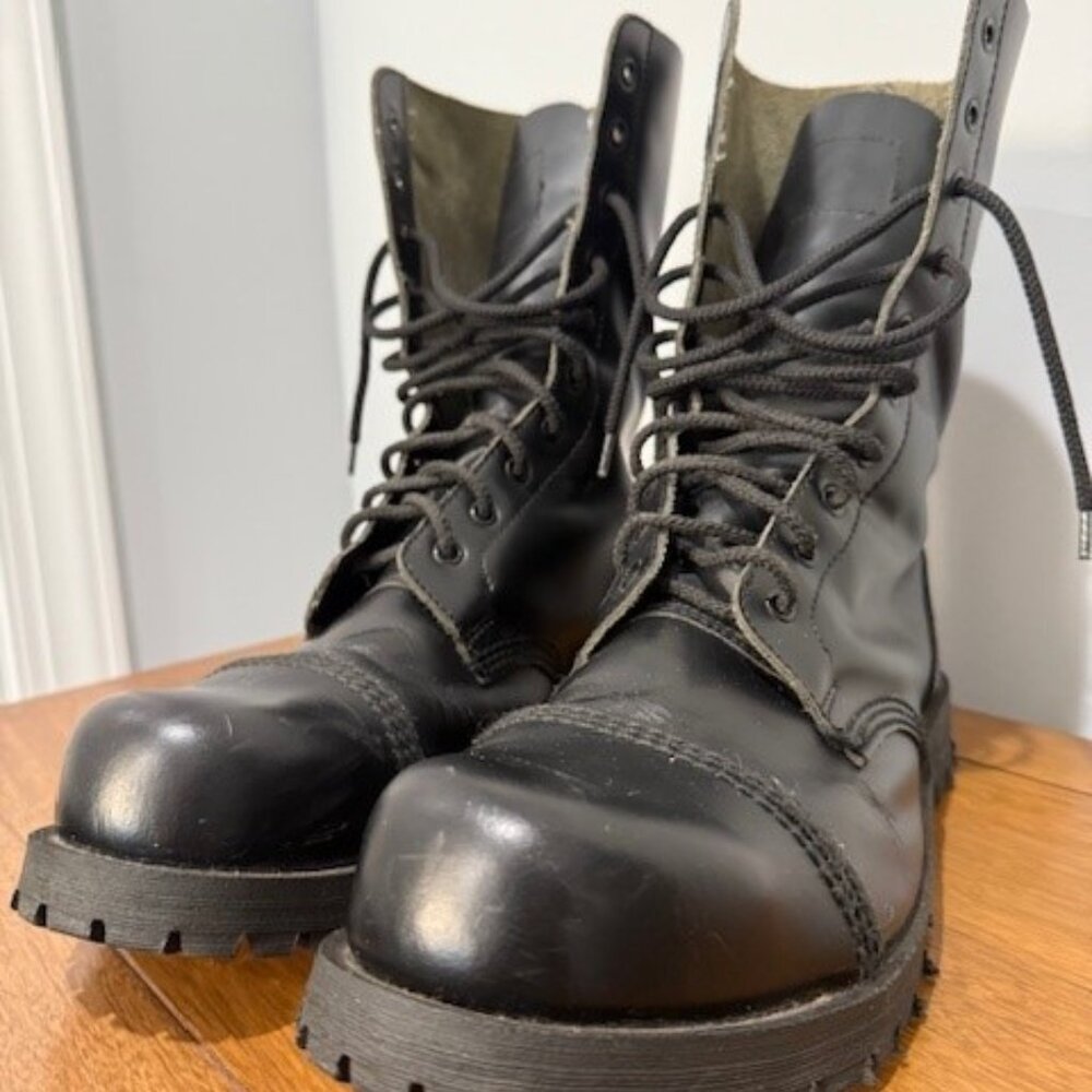 Underground England Commando Steel Cap Boots - Picture 5 of 11